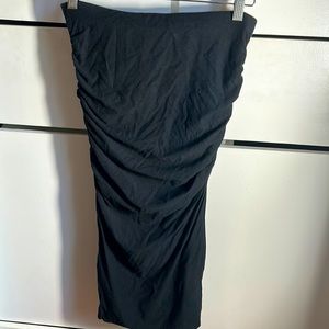 James Perse Bodyform midi-length skirt